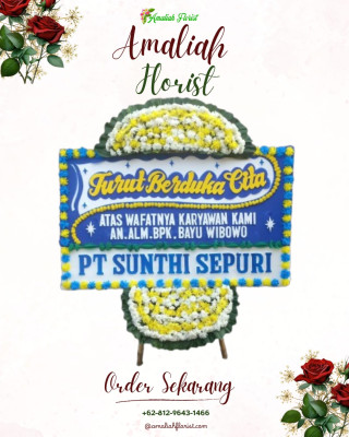 Papan Bunga Duka di Tomajiko